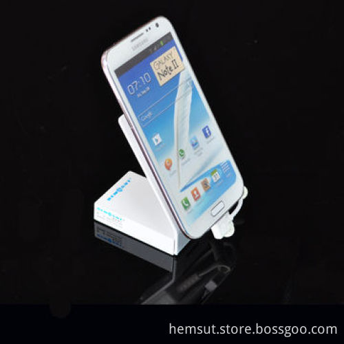 Magnetic mobile phone security display holder, alarm and charging for any phone, CE/RoHS